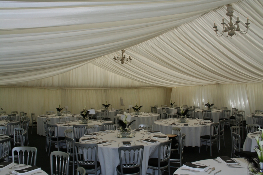 Marquee wedding receptions